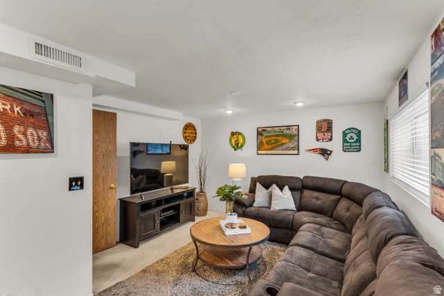 8029 Old Dairy Road Sandy, UT 84094 - Photo 23 of 37 Recessed lighting, wood-finish interior door, window with horizontal blinds, overhead air vent