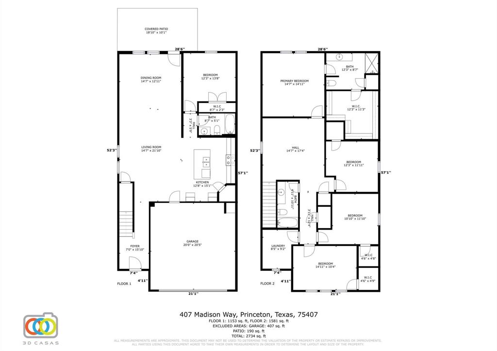 407 Madison Way Princeton, TX 75407 - Photo 40 of 40 View of floor plan / room layout