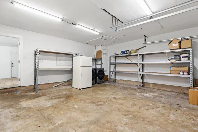 a view of storage and utility room