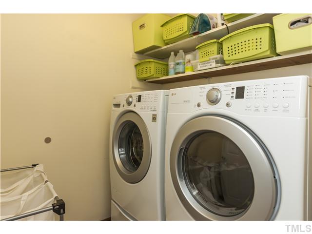 5609 Knollwood Road Raleigh, NC 27609 - Photo 19 of 25 a utility room with dryer and washer