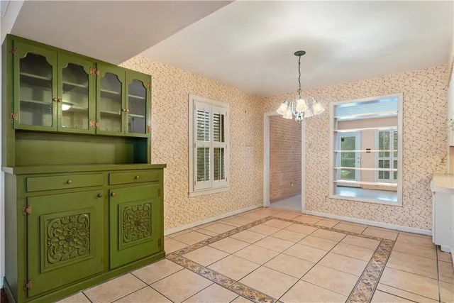 a view of an entryway with a window