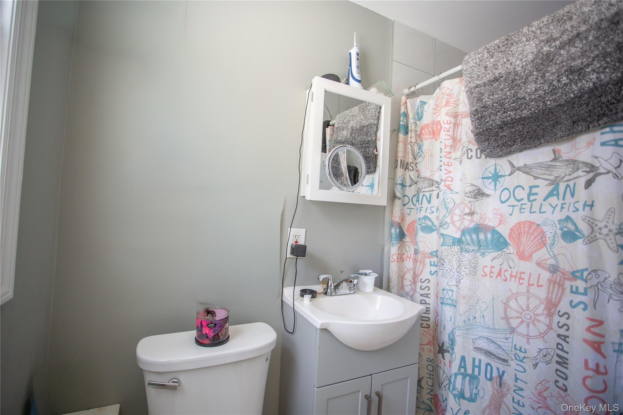 261 Rutland Road Freeport, NY 11520 - Photo 11 of 15 a bathroom with a sink and mirror with toilet