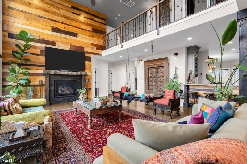 846 Sunset Ridge Bridgewater, NJ 08807 - Photo 15 of 50 a living room with furniture and a fireplace