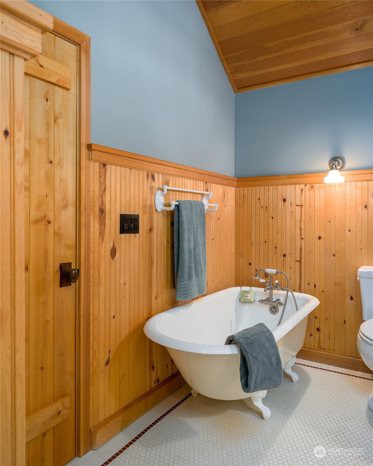 777 Eliza Road Lopez Island, WA 98261 - Photo 24 of 38 a spacious bathroom with a tub and shower