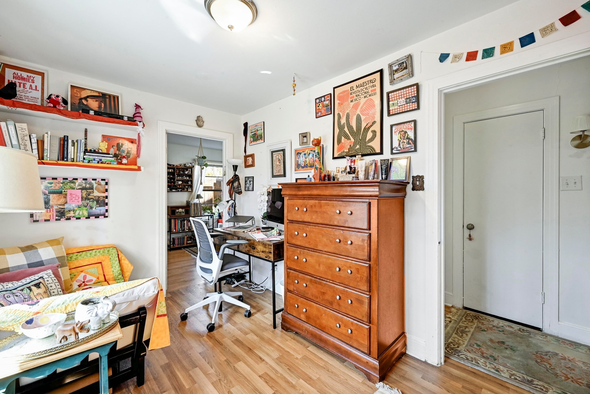 4530 Avenue D, Unit B Austin, TX 78751 - Photo 17 of 29 a view of a workspace with furniture and toys
