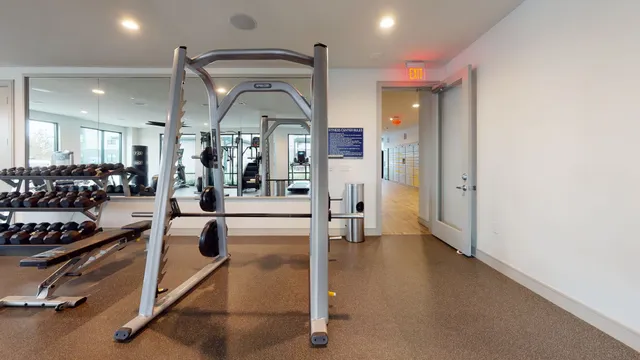 a view of a kitchen and dining room
