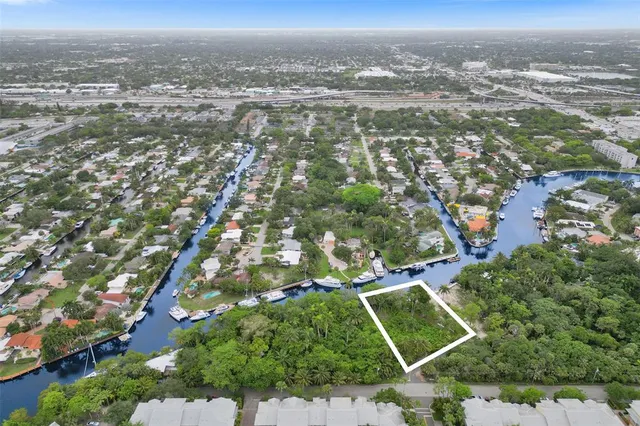 an aerial view of city