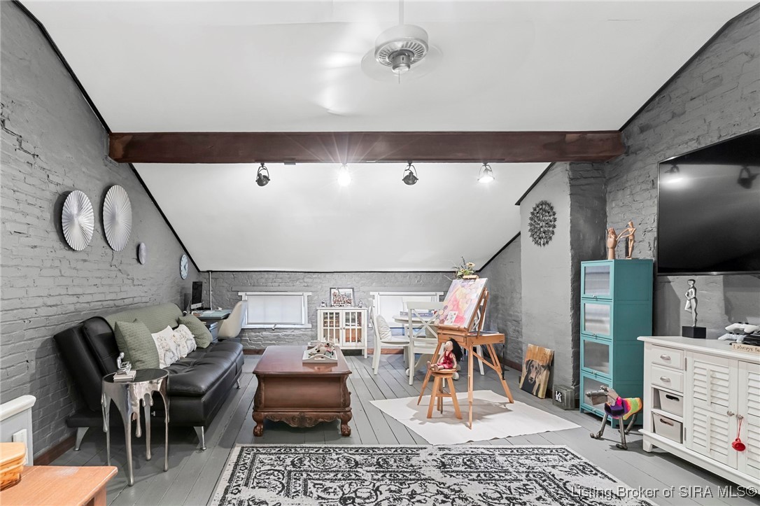 318 Walnut Street Madison, IN 47250 - Photo 17 of 26 Finished attic space