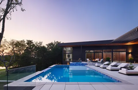 a view of outdoor space yard deck patio and fire pit