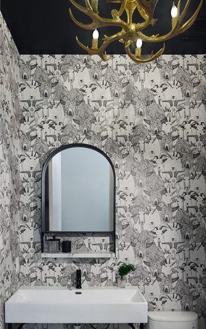 a room with gym equipment and a large window