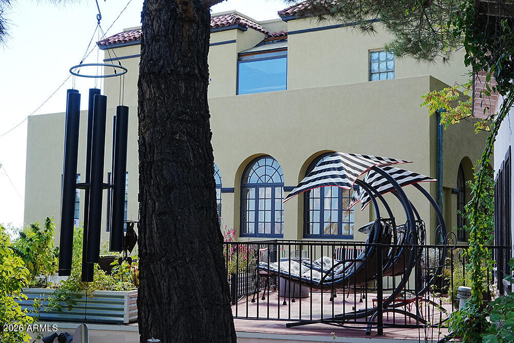 100 Hill Street Jerome, AZ 86331 - Photo 18 of 30 Chauffer's Quarters balcony