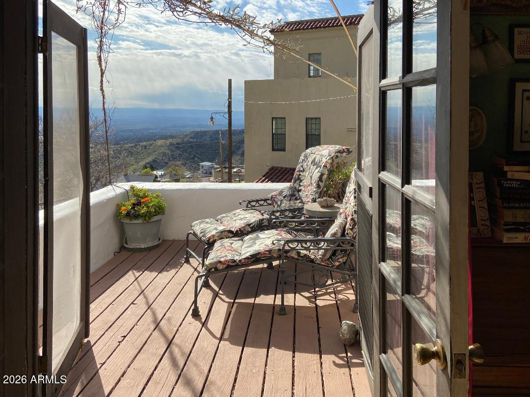 100 Hill Street Jerome, AZ 86331 - Photo 20 of 30 Master Suite Balcony