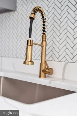 a close view of sink