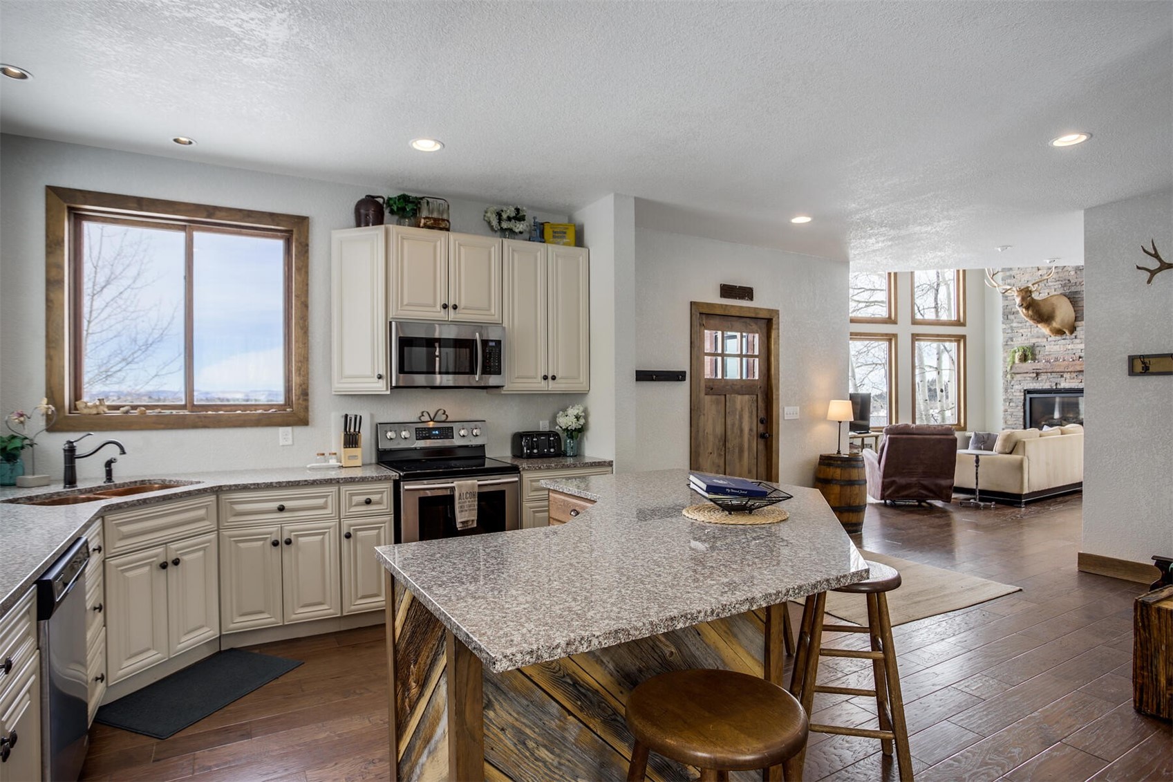 85 Warm Springs Road Fairplay, CO 80440 - Photo 10 of 32 large kitchen w island, granite countertops