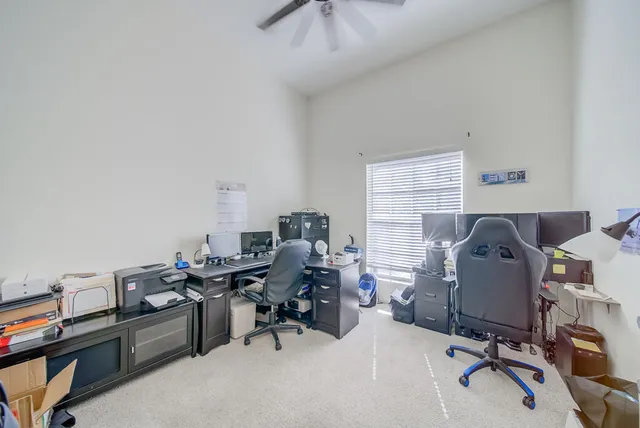 a view of a workspace with a window