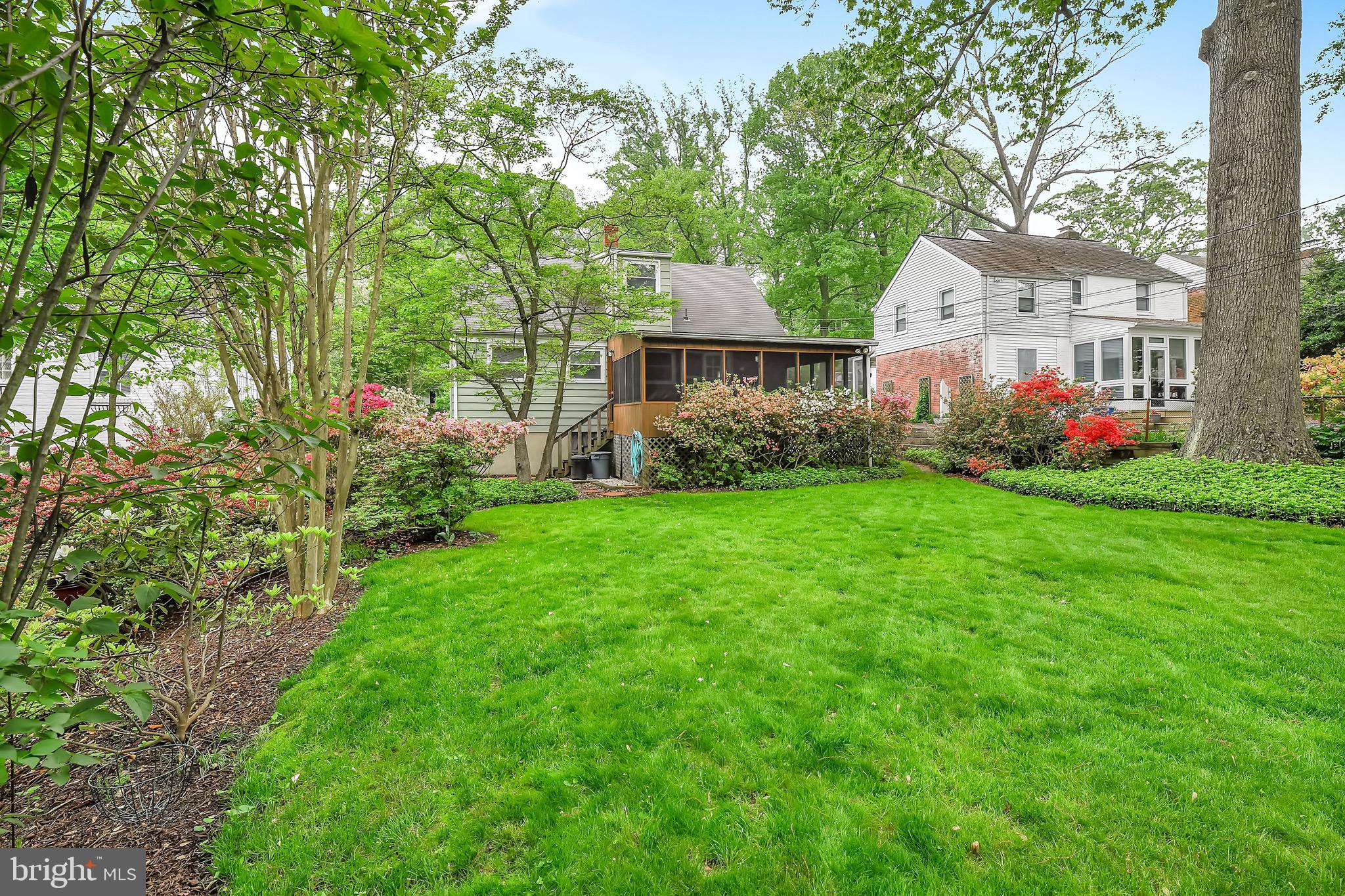 900 Olmstead Road Baltimore, MD 21208 - Photo 5 of 46 Mature trees and perennial flower beds