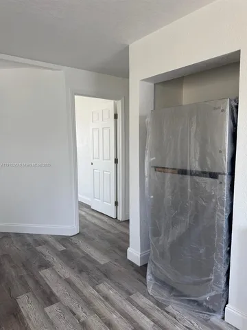 a view of a glass door