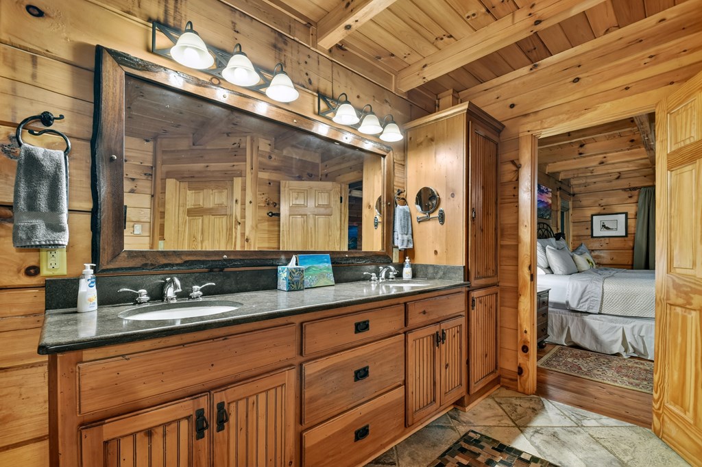 300 River Road Cherry Log, GA 30522 - Photo 14 of 119 a bathroom with double vanity and a sink