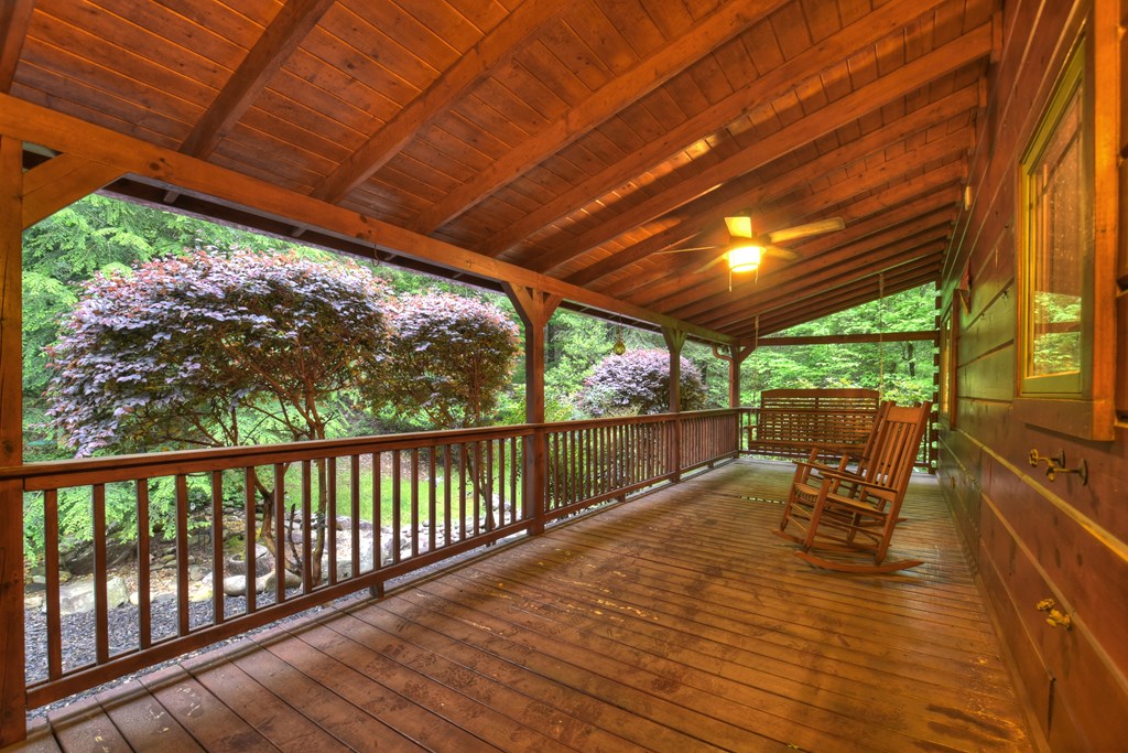 300 River Road Cherry Log, GA 30522 - Photo 66 of 119 a view of a chairs and table in the balcony