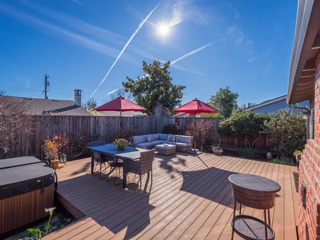 a outdoor space with patio