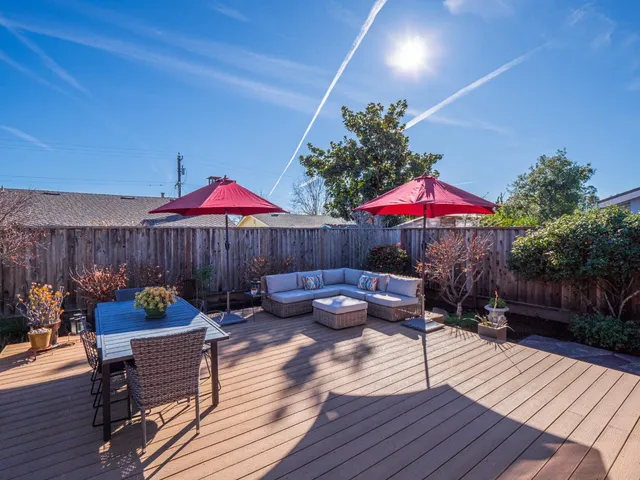 a view of a outdoor seating