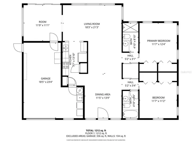 a picture of a wall with a white wall and a white refrigerator