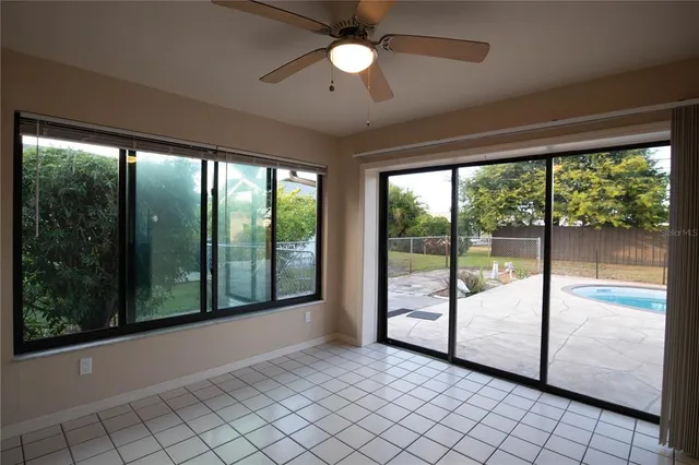 a view of a room with window