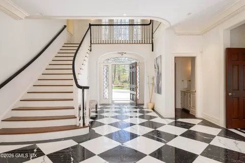 a view of a entryway with a rug