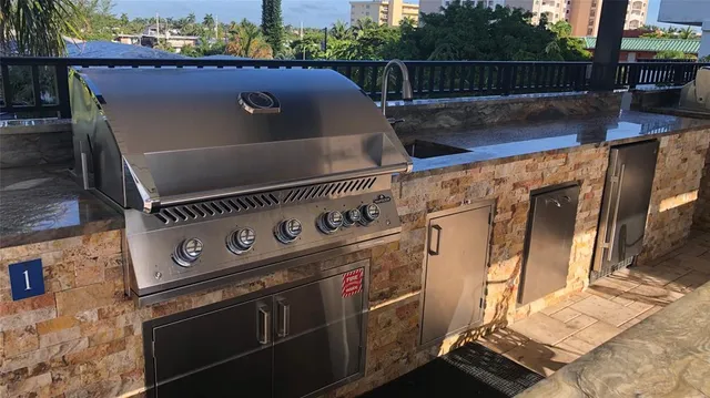 a house view with a garden space