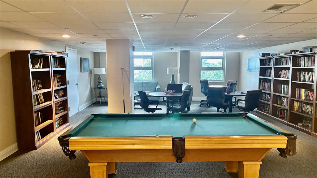 531 North Ocean Boulevard, Unit 1601 Pompano Beach, FL 33062 - Photo 26 of 32 a room with pool table