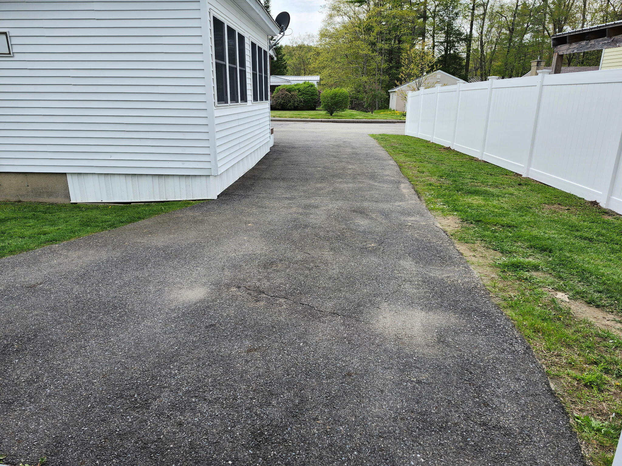 77 Hicks Road Augusta, ME 04330 - Photo 25 of 25 View from garage-New fence