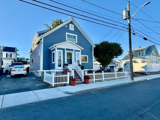 a view of a house with a porch