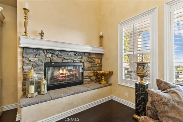 a view of a hallway view with staircase