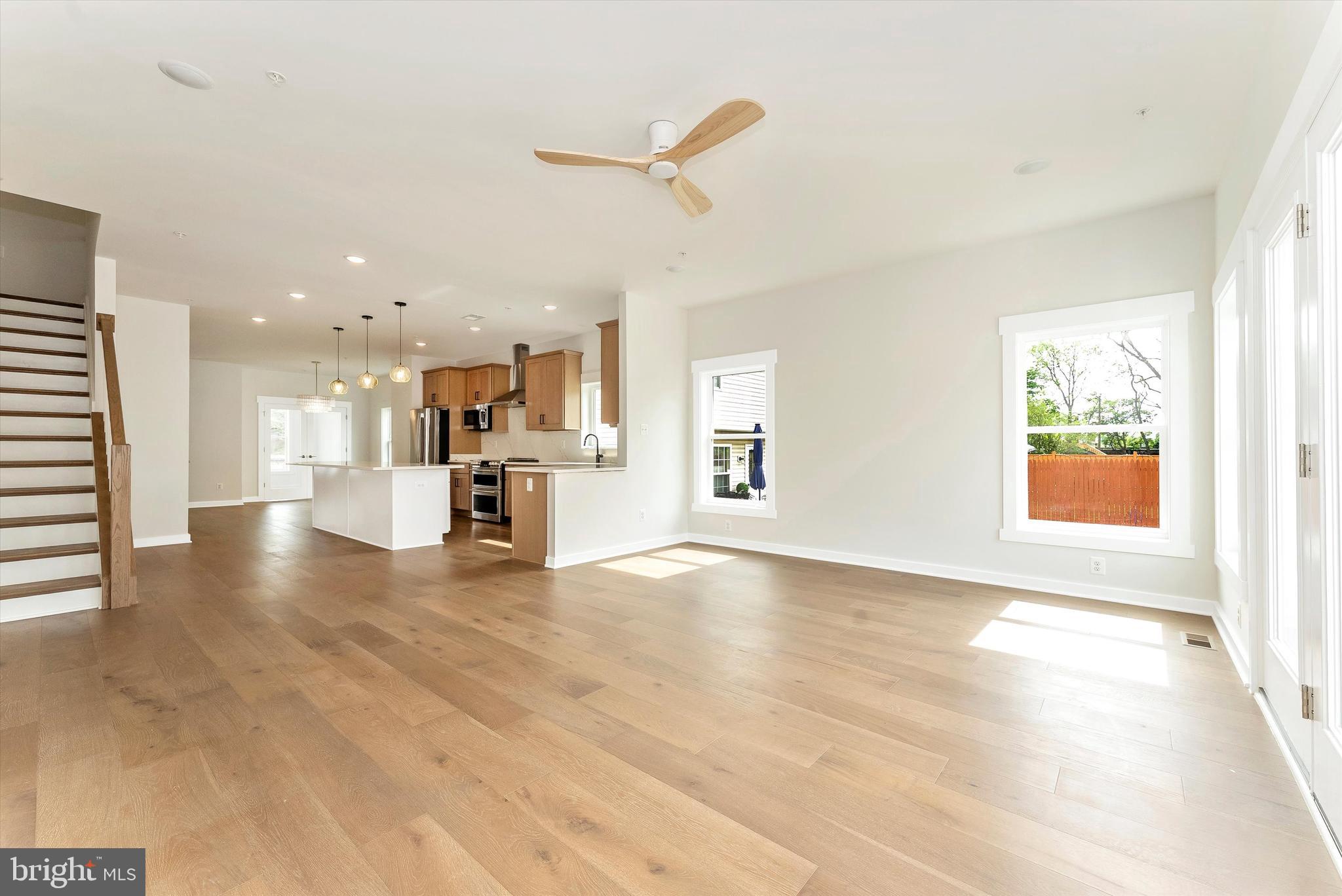 328 Madison Street Frederick, MD 21701 - Photo 6 of 49 a view of kitchen with furniture and a ceiling fan