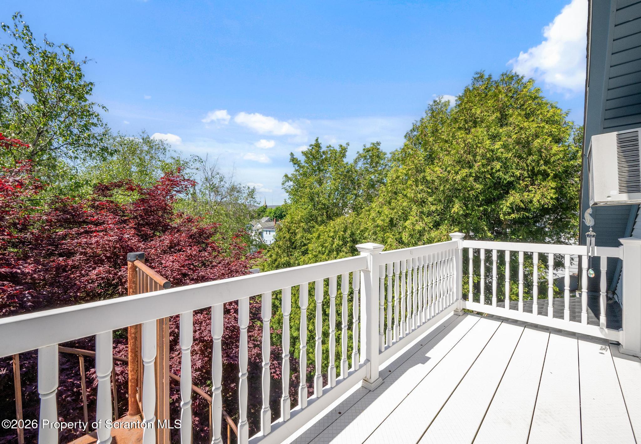 518 Prospect Avenue Scranton, PA 18505 - Photo 45 of 59 a view of a wooden roof deck