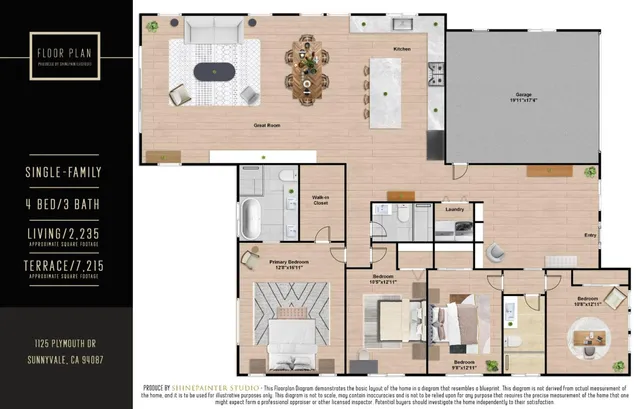 $3,449,000 | 1125 Plymouth Drive, Sunnyvale, CA 94087