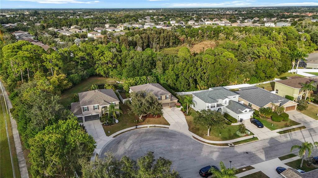3907 62nd Terrace East Bradenton, FL 34203 - Photo 56 of 63 an aerial view of residential houses with outdoor space