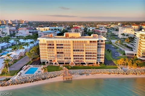 a view of a city with tall buildings