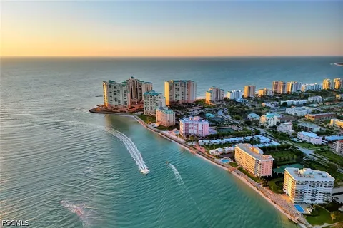 a view of a city with tall buildings