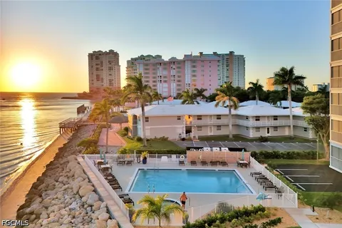 a view of a swimming pool