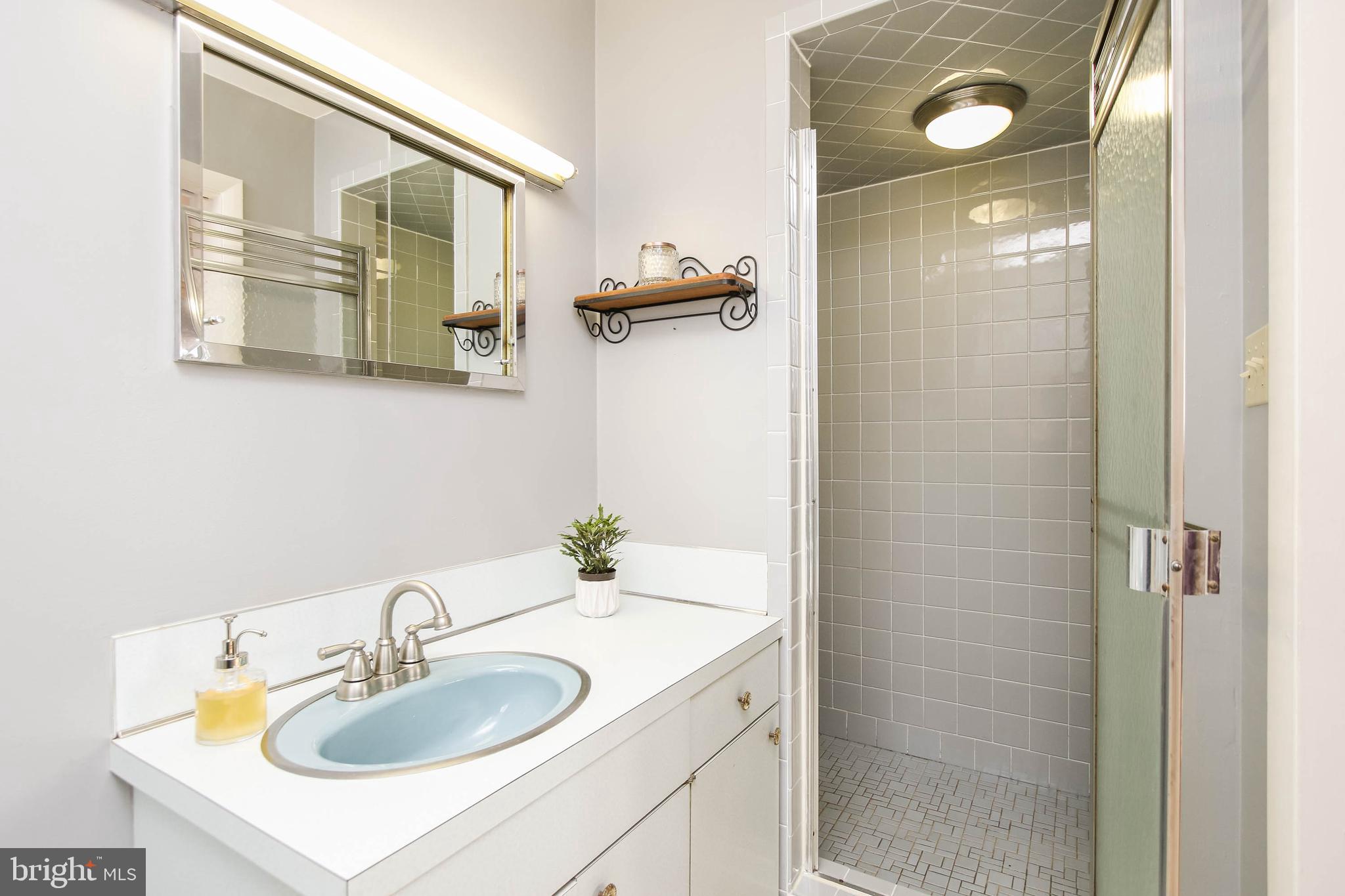 5004 Old Quarter Road Upperco, MD 21155 - Photo 24 of 61 a bathroom with a sink and a mirror