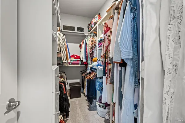 a view of a storage and utility room