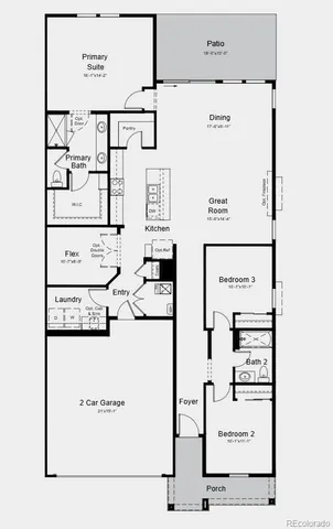 a picture of a park with a bench