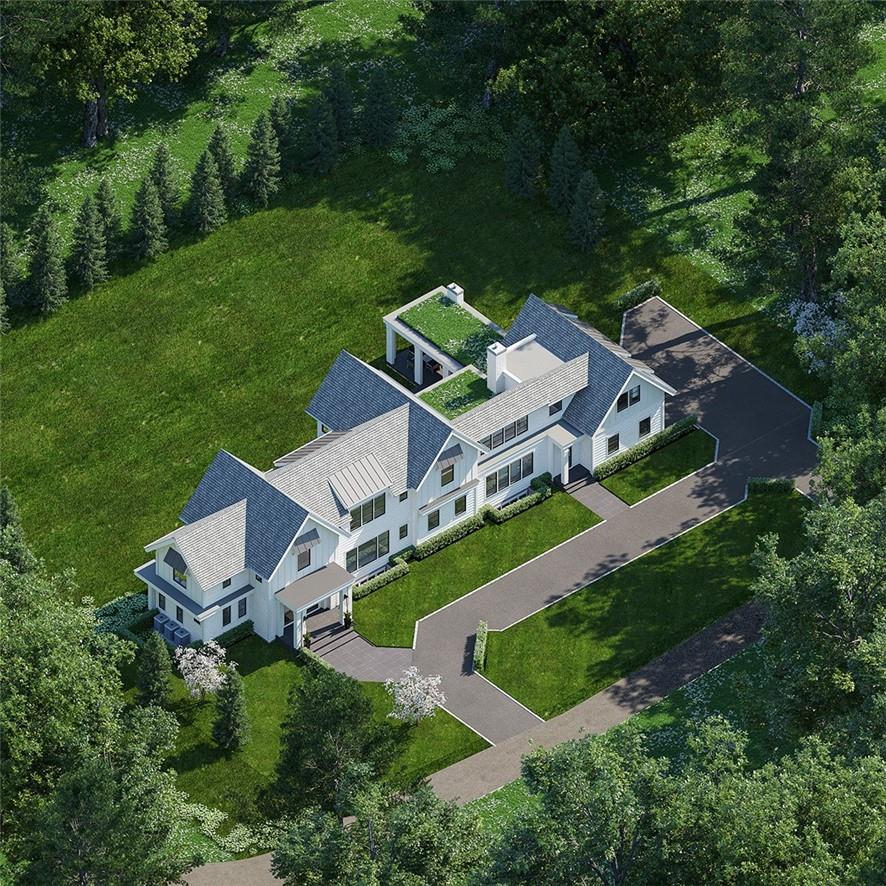 4 Topsail Lane Rye, NY 10580 - Photo 1 of 1 an aerial view of a house with a garden