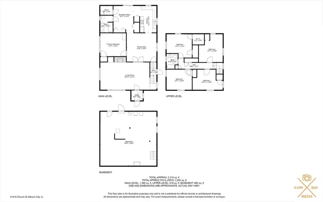 $274,900 | 414 North Church Street, Gibson City, IL 60936