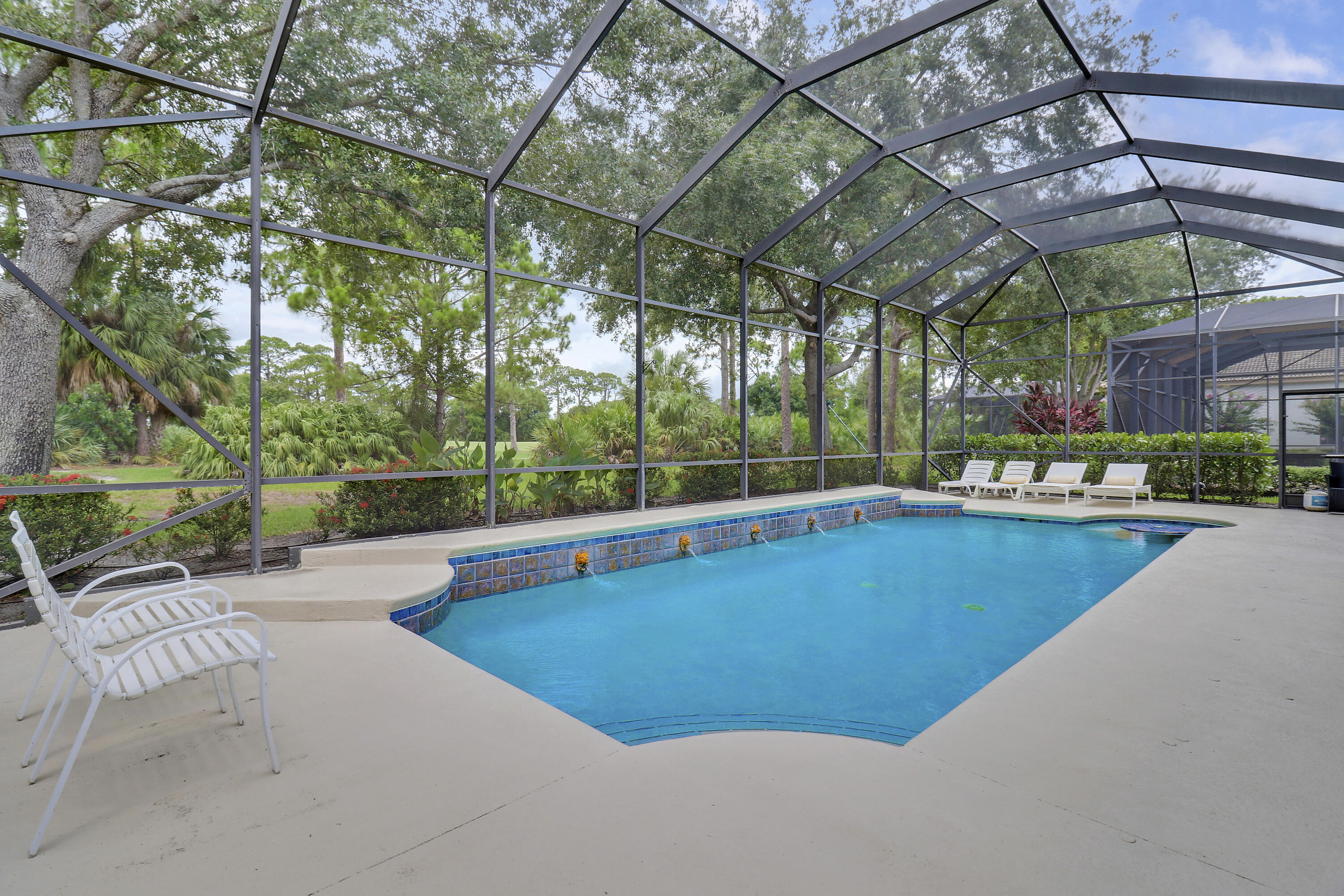 8613 Tompson Point Road Port St. Lucie, FL 34986 - Photo 45 of 78 Screened Pool