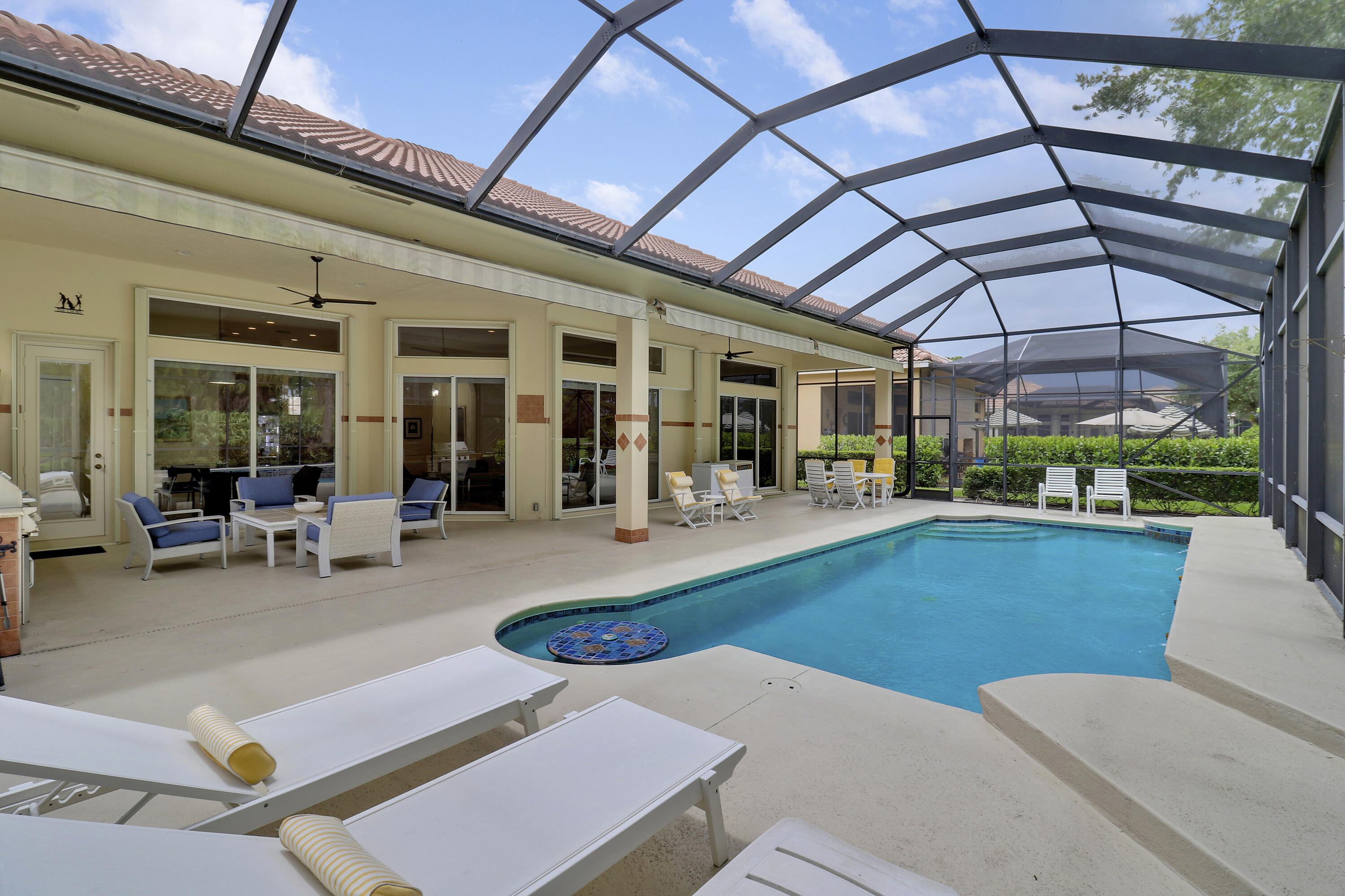 8613 Tompson Point Road Port St. Lucie, FL 34986 - Photo 48 of 78 Screened Pool and Patio