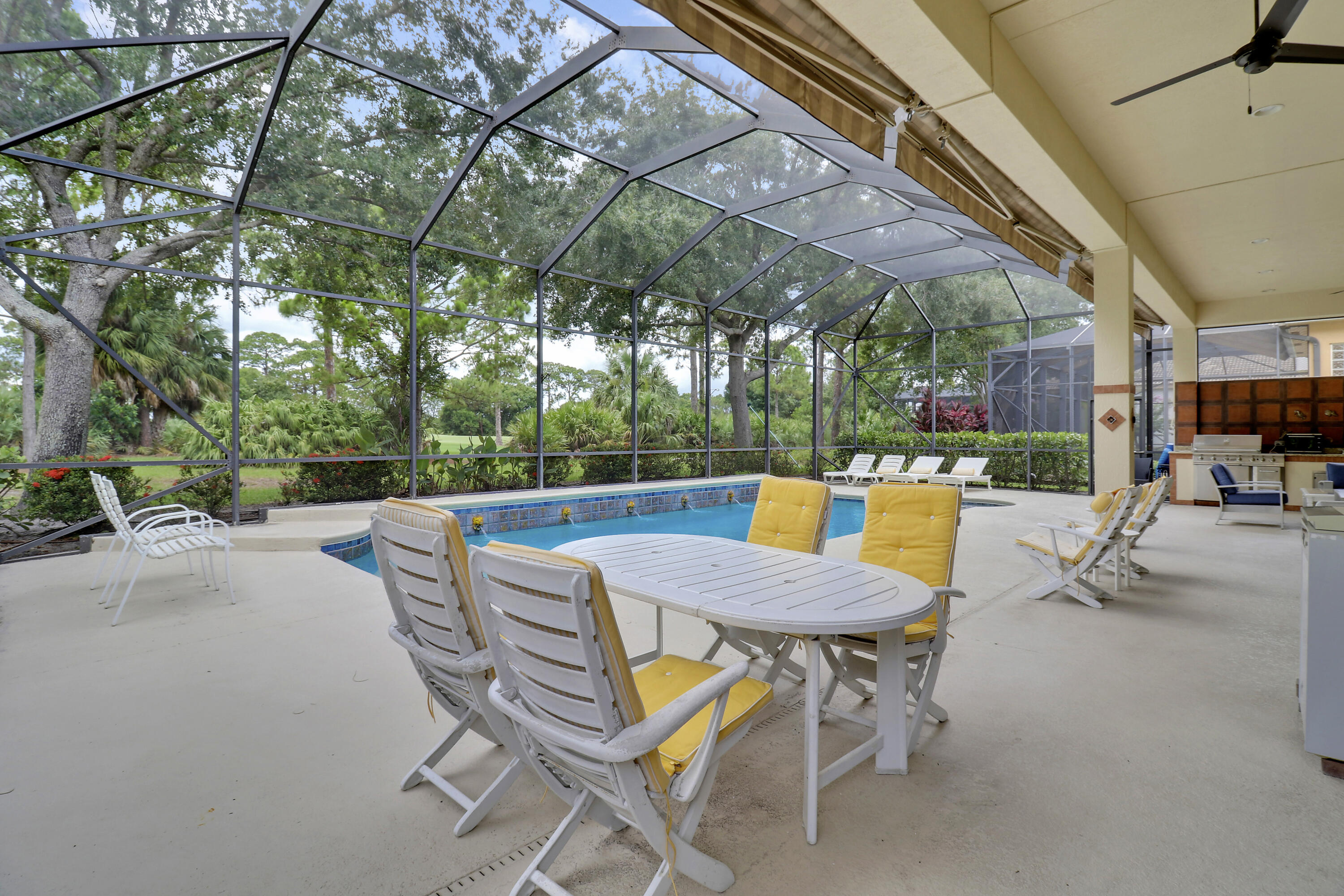 8613 Tompson Point Road Port St. Lucie, FL 34986 - Photo 50 of 78 Screened Pool and Patio