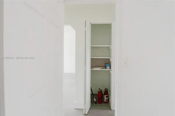 a view of an empty room