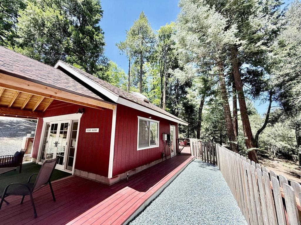 22292 Crestline Road Palomar Mountain, CA 92060 - Photo 20 of 38 a view of a chairs and tables in the balcony
